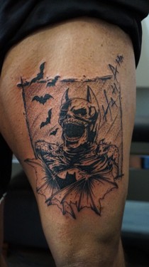Ruhrpott styleink Tattoo Batman Comicbuch stil.jpg