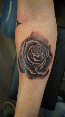 Ruhrpott styleink Tattoo Rose.jpg