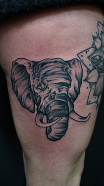 Ruhrpott styleink Tattoo Elefant.jpg